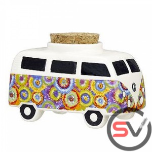 VINTAGE BUS STASH JAR